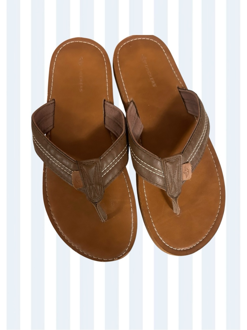 Dockers Men's brown slide sandals